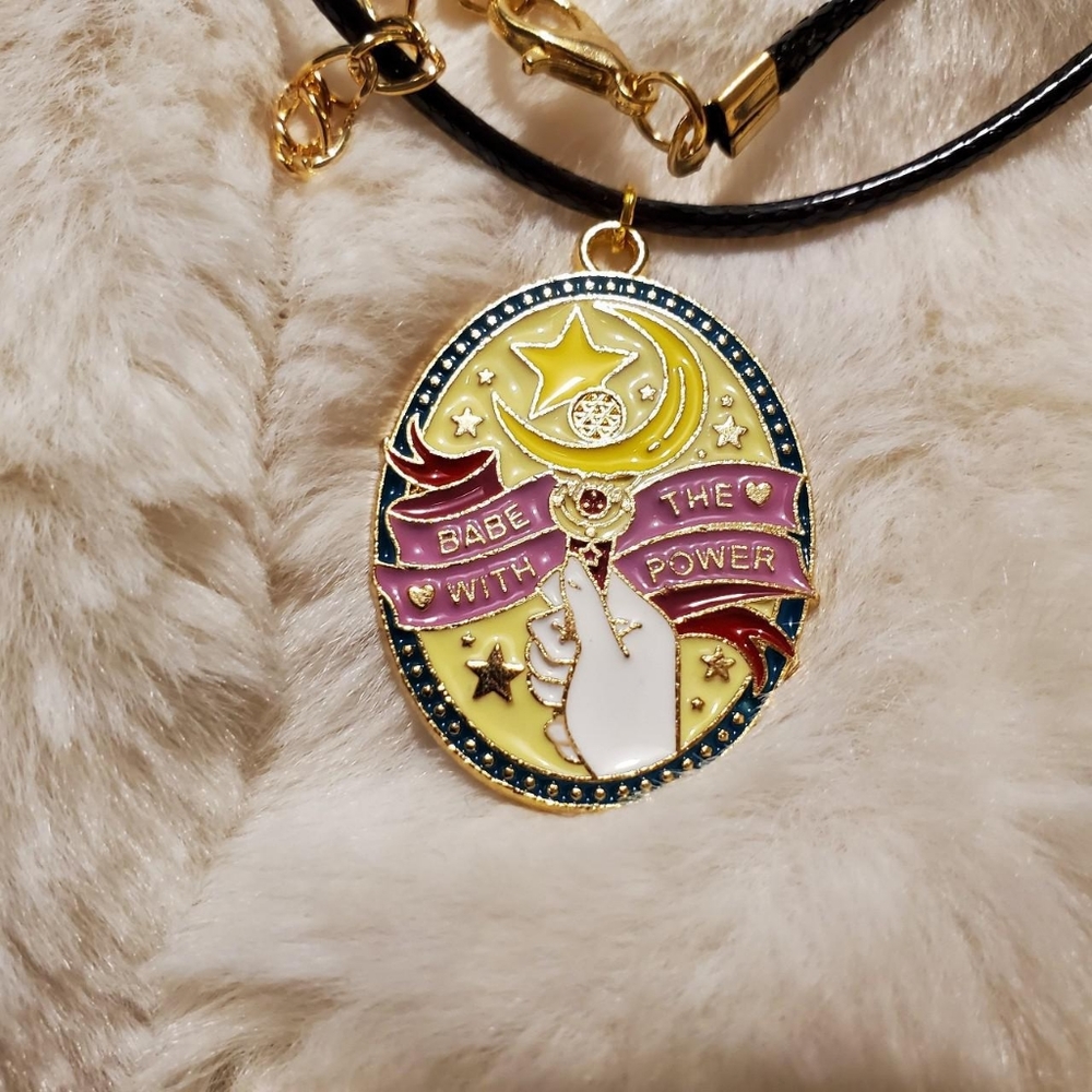 Gold Sailor Moon Necklace